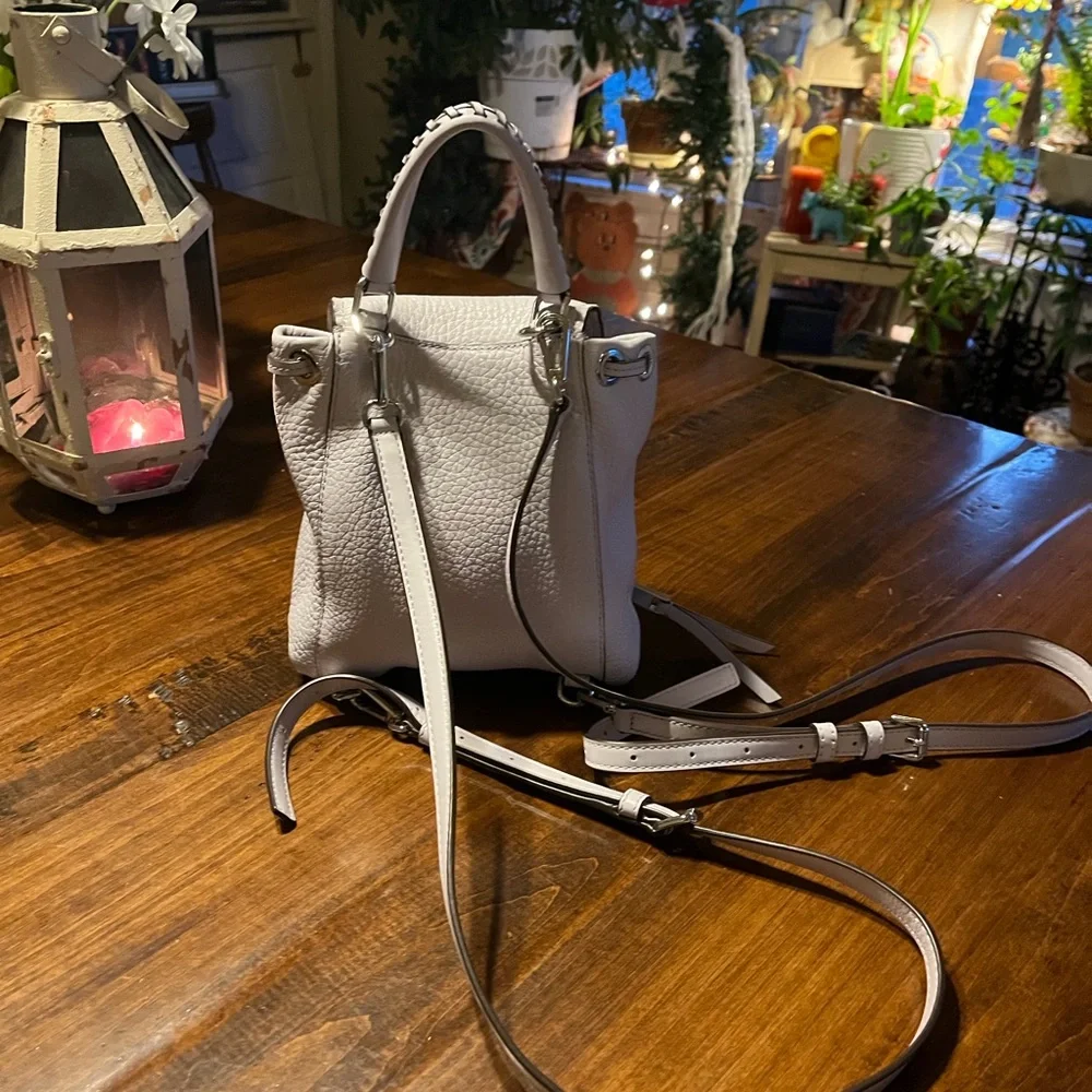 Michael KorsViv soft lilac mist Extra-small Pebbled Leather Mini Backpack - Picture 6 of 16